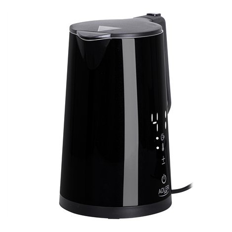 Adler | Kettle | AD 1345b | Electric | 2200 W | 1.7 L | Stainless steel | 360° rotational base | Black - 2